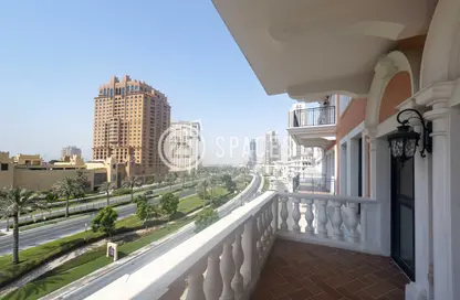 Apartment - 1 Bedroom - 2 Bathrooms for rent in Teatro - Qanat Quartier - The Pearl Island - Doha