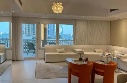 Apartment - 1 Bedroom - 2 Bathrooms for sale in Tower 10 - Porto Arabia - The Pearl Island - Doha