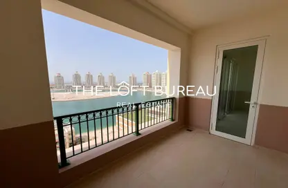 Apartment - 3 Bedrooms - 3 Bathrooms for rent in Viva East - Viva Bahriyah - The Pearl Island - Doha