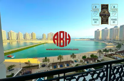 Apartment - 1 Bedroom - 2 Bathrooms for rent in Imperial Amber - Viva Bahriyah - The Pearl Island - Doha