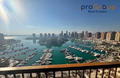 Apartment - 3 Bedrooms - 4 Bathrooms for rent in East Porto Drive - Porto Arabia - The Pearl Island - Doha