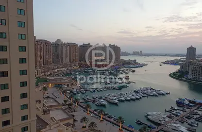 Apartment - 1 Bedroom - 2 Bathrooms for rent in East Porto Drive - Porto Arabia - The Pearl Island - Doha