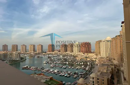 Apartment - 1 Bedroom - 2 Bathrooms for rent in Jumanah Tower 29 - Porto Arabia - The Pearl Island - Doha