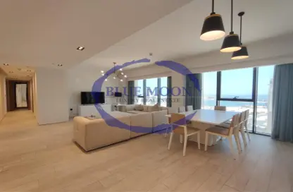 Penthouse - 3 Bedrooms - 5 Bathrooms for rent in Lusail City - Lusail