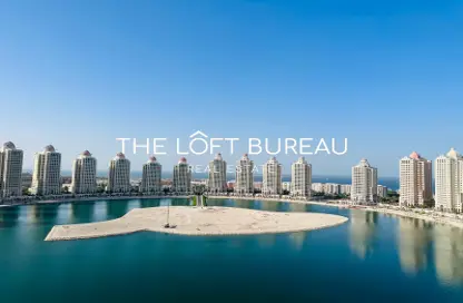 Apartment - 3 Bedrooms - 4 Bathrooms for rent in Viva West - Viva Bahriyah - The Pearl Island - Doha