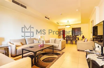 Apartment - 1 Bedroom - 2 Bathrooms for sale in West Porto Drive - Porto Arabia - The Pearl Island - Doha