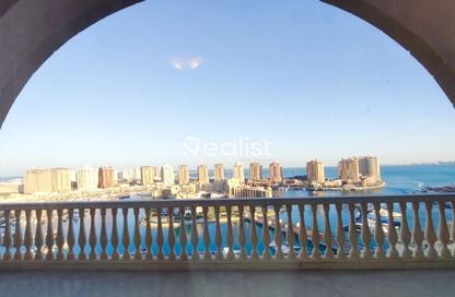 Apartment - 3 Bedrooms - 4 Bathrooms for sale in Tower 8 - Porto Arabia - The Pearl Island - Doha