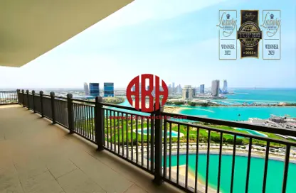 Apartment - 2 Bedrooms - 3 Bathrooms for rent in Tower 11 - Abraj Quartiers - The Pearl Island - Doha