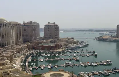 Apartment - 1 Bedroom - 2 Bathrooms for rent in East Porto Drive - Porto Arabia - The Pearl Island - Doha