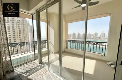 Apartment - 2 Bedrooms - 3 Bathrooms for rent in Viva West - Viva Bahriyah - The Pearl Island - Doha