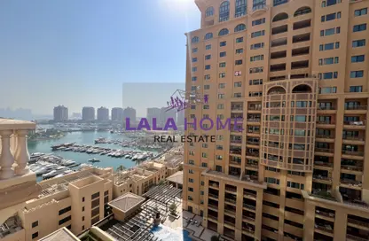 Apartment - 1 Bedroom - 2 Bathrooms for rent in East Porto Drive - Porto Arabia - The Pearl Island - Doha