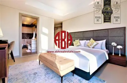 Apartment - 2 Bedrooms - 3 Bathrooms for rent in Tower 5 - Abraj Quartiers - The Pearl Island - Doha