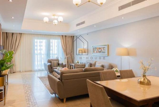 Apartment - 2 Bedrooms - 3 Bathrooms for sale in East Porto Drive - Porto Arabia - The Pearl Island - Doha