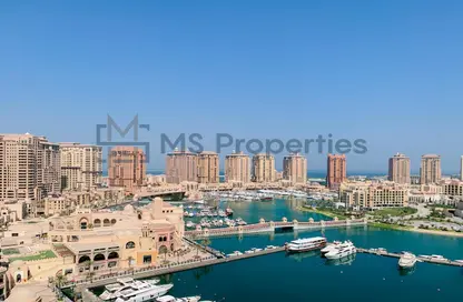 Apartment - 2 Bedrooms - 3 Bathrooms for rent in West Porto Drive - Porto Arabia - The Pearl Island - Doha