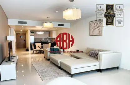 Apartment - 1 Bedroom - 2 Bathrooms for rent in Marina Tower 12 - Marina District - Lusail