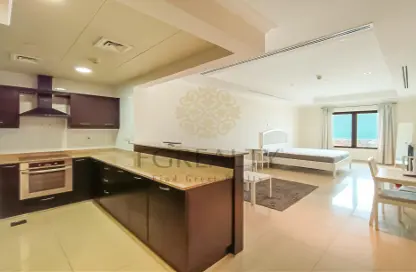 Apartment - 1 Bathroom for rent in West Porto Drive - Porto Arabia - The Pearl Island - Doha