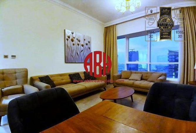 Apartment - 3 Bedrooms - 3 Bathrooms for rent in Burj Al Marina - Marina District - Lusail