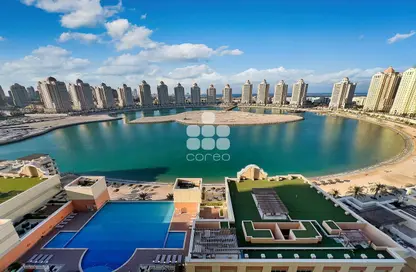 Apartment - 1 Bedroom - 2 Bathrooms for rent in Tower 27 - Viva Bahriyah - The Pearl Island - Doha