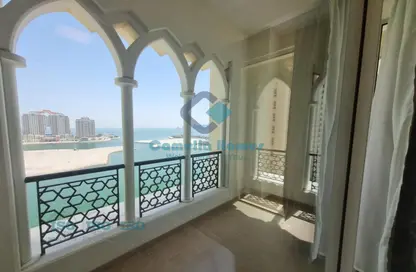 Apartment - 2 Bedrooms - 3 Bathrooms for rent in Viva West - Viva Bahriyah - The Pearl Island - Doha