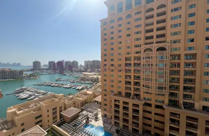 Apartment - 1 Bedroom - 2 Bathrooms for rent in East Porto Drive - Porto Arabia - The Pearl Island - Doha