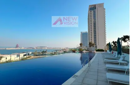 Apartment - 2 Bedrooms - 3 Bathrooms for rent in Burj DAMAC Waterfront - Waterfront Residential - The Waterfront - Lusail