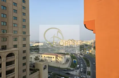 Apartment - 1 Bedroom - 2 Bathrooms for rent in East Porto Drive - Porto Arabia - The Pearl Island - Doha