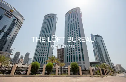 Office Space - Studio - 3 Bathrooms for rent in Alfardan Towers - West Bay - Doha