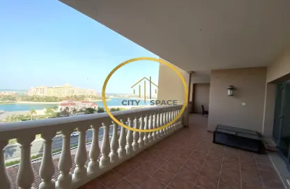 Apartment - 2 Bedrooms - 3 Bathrooms for rent in East Porto Drive - Porto Arabia - The Pearl Island - Doha