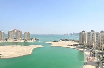 Apartment - 7 Bedrooms for rent in Al Mutahidah Tower - Viva Bahriyah - The Pearl Island - Doha