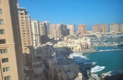 Apartment - 1 Bedroom - 2 Bathrooms for rent in East Porto Drive - Porto Arabia - The Pearl Island - Doha