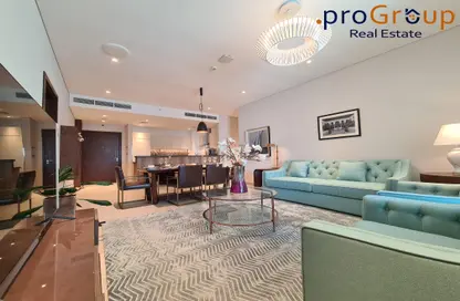 Apartment - 3 Bedrooms - 5 Bathrooms for rent in Marina Residences 195 - Marina District - Lusail