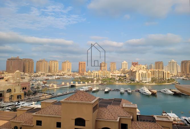 Apartment - 2 Bedrooms - 3 Bathrooms for sale in East Porto Drive - Porto Arabia - The Pearl Island - Doha