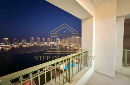 Apartment - 2 Bedrooms - 3 Bathrooms for rent in Viva West - Viva Bahriyah - The Pearl Island - Doha