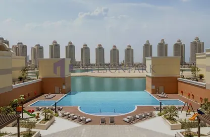 Apartment - 1 Bathroom for rent in Al Mutahidah Tower - Viva Bahriyah - The Pearl Island - Doha