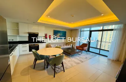 Apartment - 1 Bedroom - 1 Bathroom for rent in Abraj Bay - Abraj Quartiers - The Pearl Island - Doha