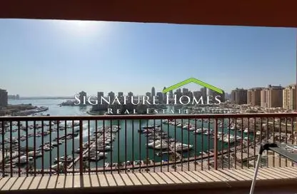 Apartment - 2 Bedrooms - 2 Bathrooms for rent in East Porto Drive - Porto Arabia - The Pearl Island - Doha