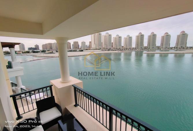 Apartment - 1 Bedroom - 2 Bathrooms for rent in East Porto Drive - Porto Arabia - The Pearl Island - Doha