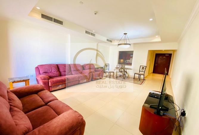 Apartment - 2 Bedrooms - 3 Bathrooms for sale in East Porto Drive - Porto Arabia - The Pearl Island - Doha