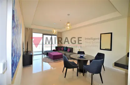 Apartment - 1 Bedroom - 2 Bathrooms for rent in Burj DAMAC Waterfront - Waterfront Residential - The Waterfront - Lusail