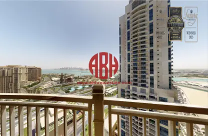 Apartment - 1 Bedroom - 2 Bathrooms for rent in Abraj Bay - Abraj Quartiers - The Pearl Island - Doha