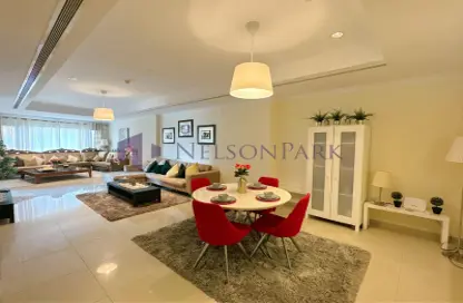 Apartment - 1 Bedroom - 2 Bathrooms for rent in Tuscan Tower - Porto Arabia - The Pearl Island - Doha