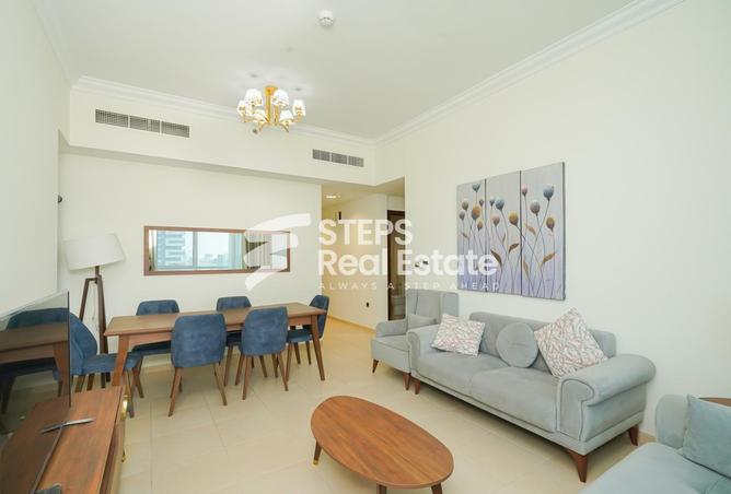 Apartment - 2 Bedrooms - 1 Bathroom for rent in Lusail Residence - Marina District - Lusail