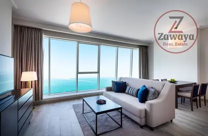 Apartment - 1 Bedroom - 2 Bathrooms for rent in Al Barjeel Tower - West Bay - West Bay - Doha