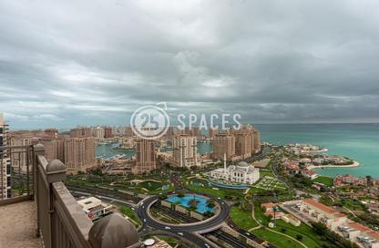 Apartment - 1 Bedroom - 2 Bathrooms for rent in Abraj Bay - Abraj Quartiers - The Pearl Island - Doha