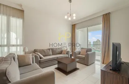 Apartment - 2 Bedrooms - 3 Bathrooms for rent in Viva West - Viva Bahriyah - The Pearl Island - Doha