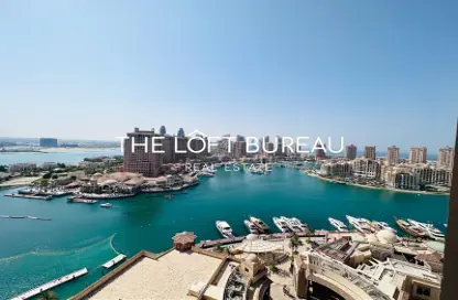 Apartment - 2 Bedrooms - 2 Bathrooms for rent in East Porto Drive - Porto Arabia - The Pearl Island - Doha