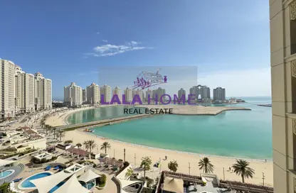 Apartment - 2 Bedrooms - 3 Bathrooms for rent in Viva Central - Viva Bahriyah - The Pearl Island - Doha