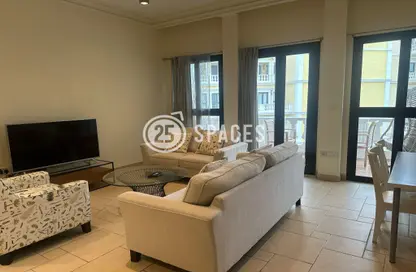 Apartment - 1 Bedroom - 2 Bathrooms for rent in Mercato - Qanat Quartier - The Pearl Island - Doha