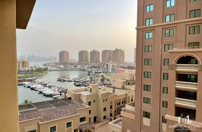 Apartment - 1 Bedroom - 2 Bathrooms for rent in East Porto Drive - Porto Arabia - The Pearl Island - Doha