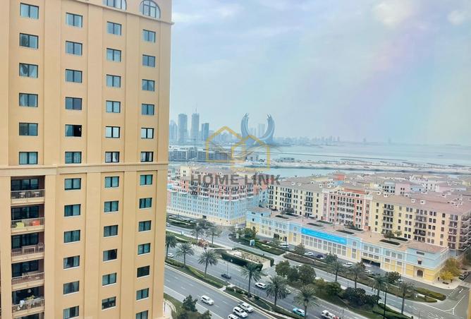 Apartment - 1 Bedroom - 2 Bathrooms for rent in West Porto Drive - Porto Arabia - The Pearl Island - Doha